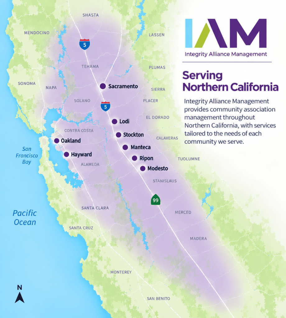 Integrity Alliance Management service area throughout Northern California